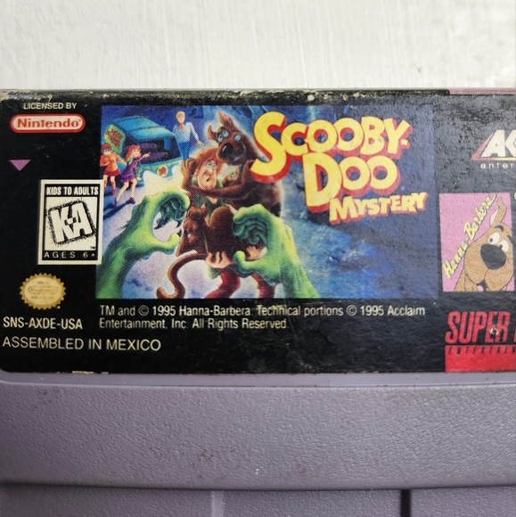 Scooby-doo Mystery - Super Nintendo Snes Scooby Doo Authentic tested - Picture 5 of 5